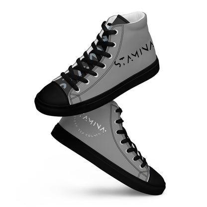 Men’s high top canvas shoes