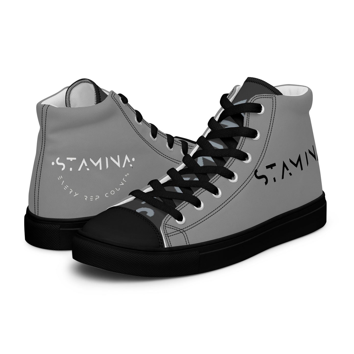 Men’s high top canvas shoes