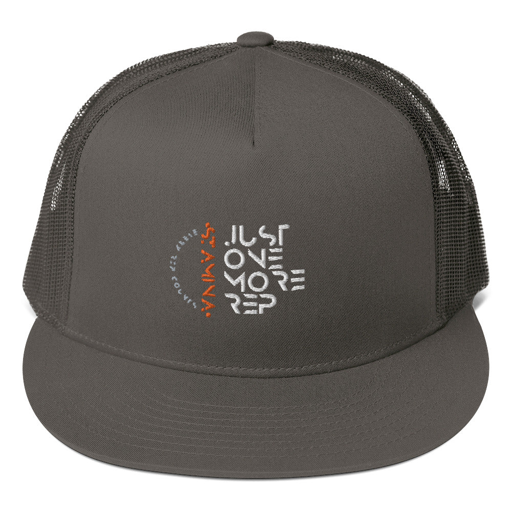 Just one more rep Mesh Back Snapback