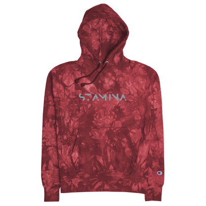 Unisex Champion (Stamina) tie-dye hoodie