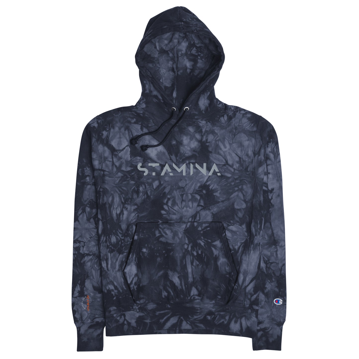 Unisex Champion (Stamina) tie-dye hoodie