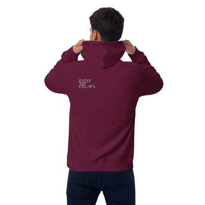 Every Rep Counts Unisex eco raglan hoodie