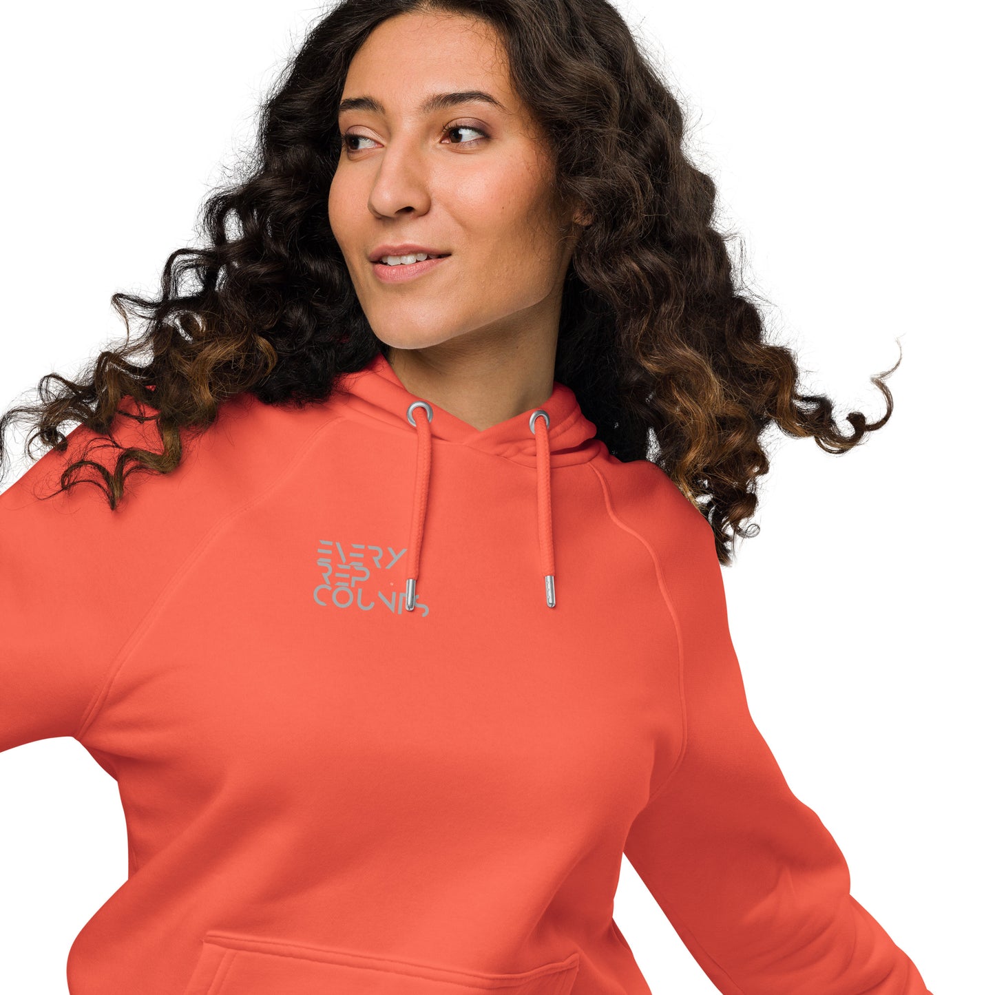 Every Rep Counts Unisex eco raglan hoodie