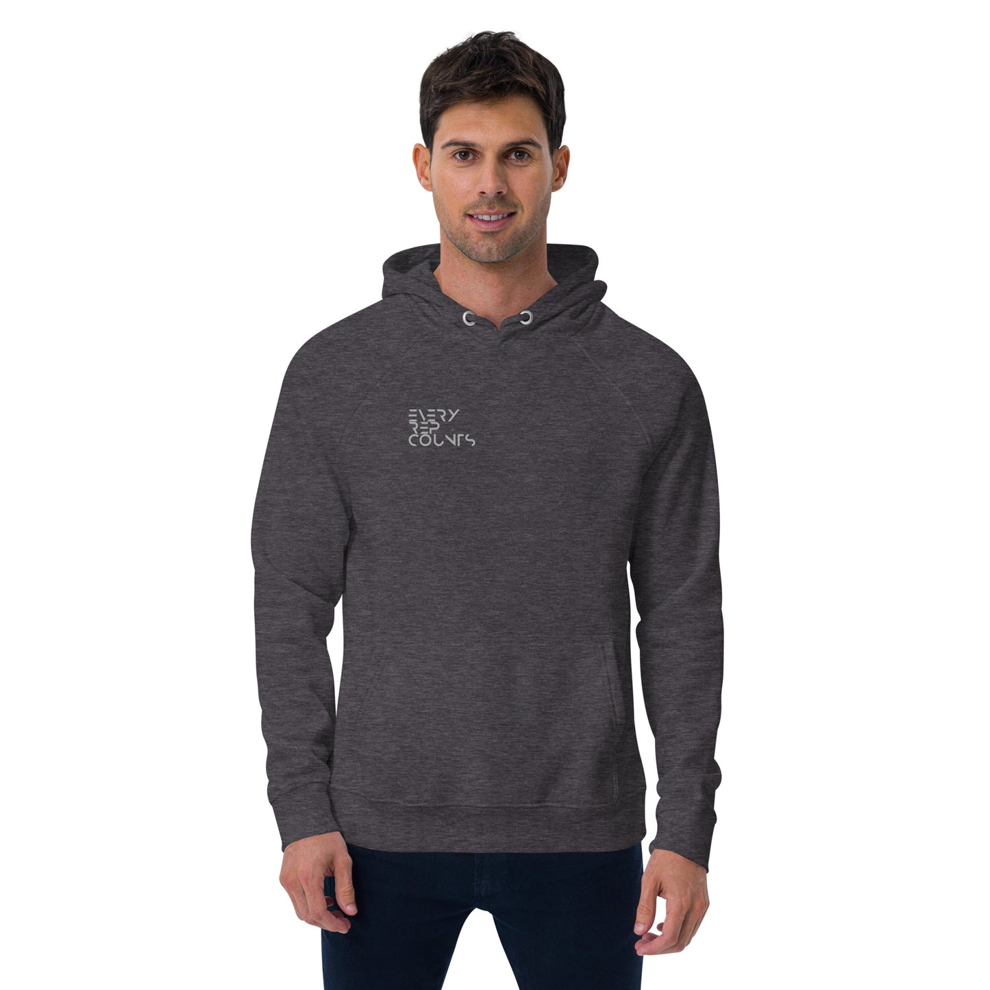 Every Rep Counts Unisex eco raglan hoodie