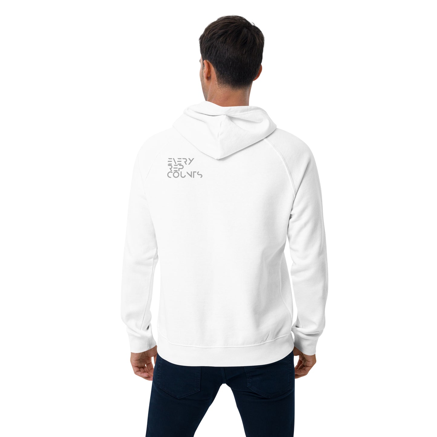 Every Rep Counts Unisex eco raglan hoodie