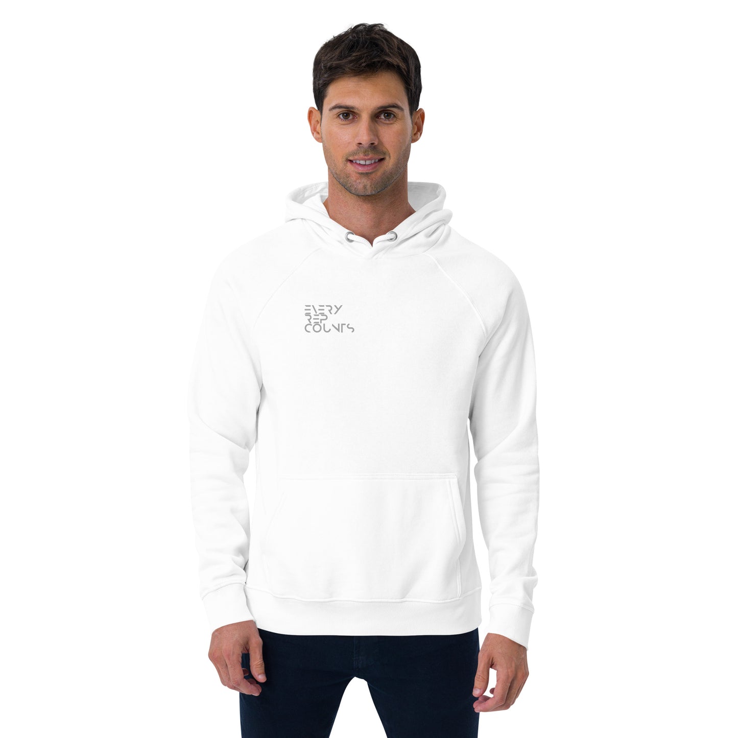 Every Rep Counts Unisex eco raglan hoodie