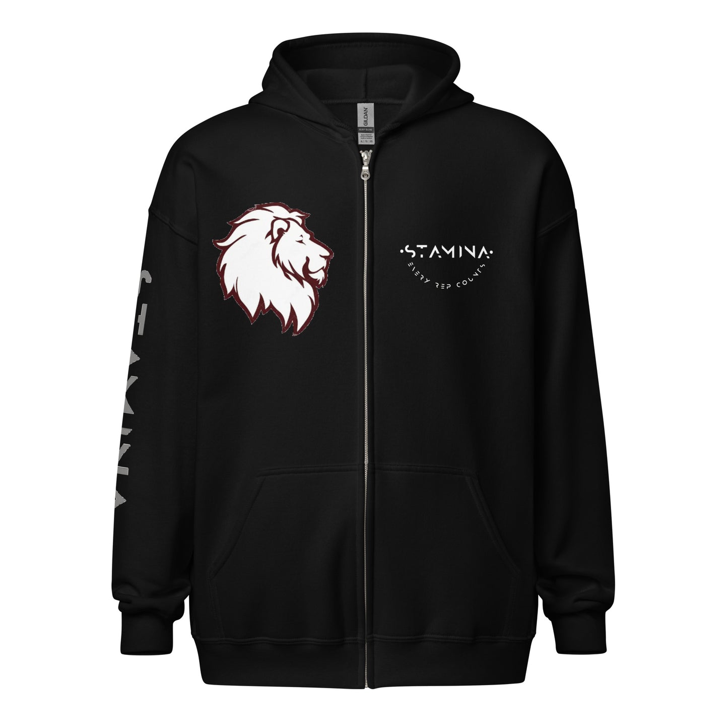 Lion's heavy blend zip hoodie