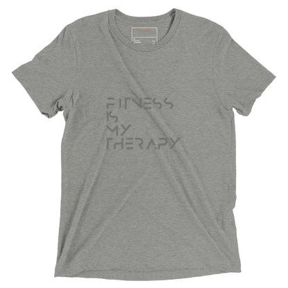 Fitness is my therapy Short sleeve t-shirt