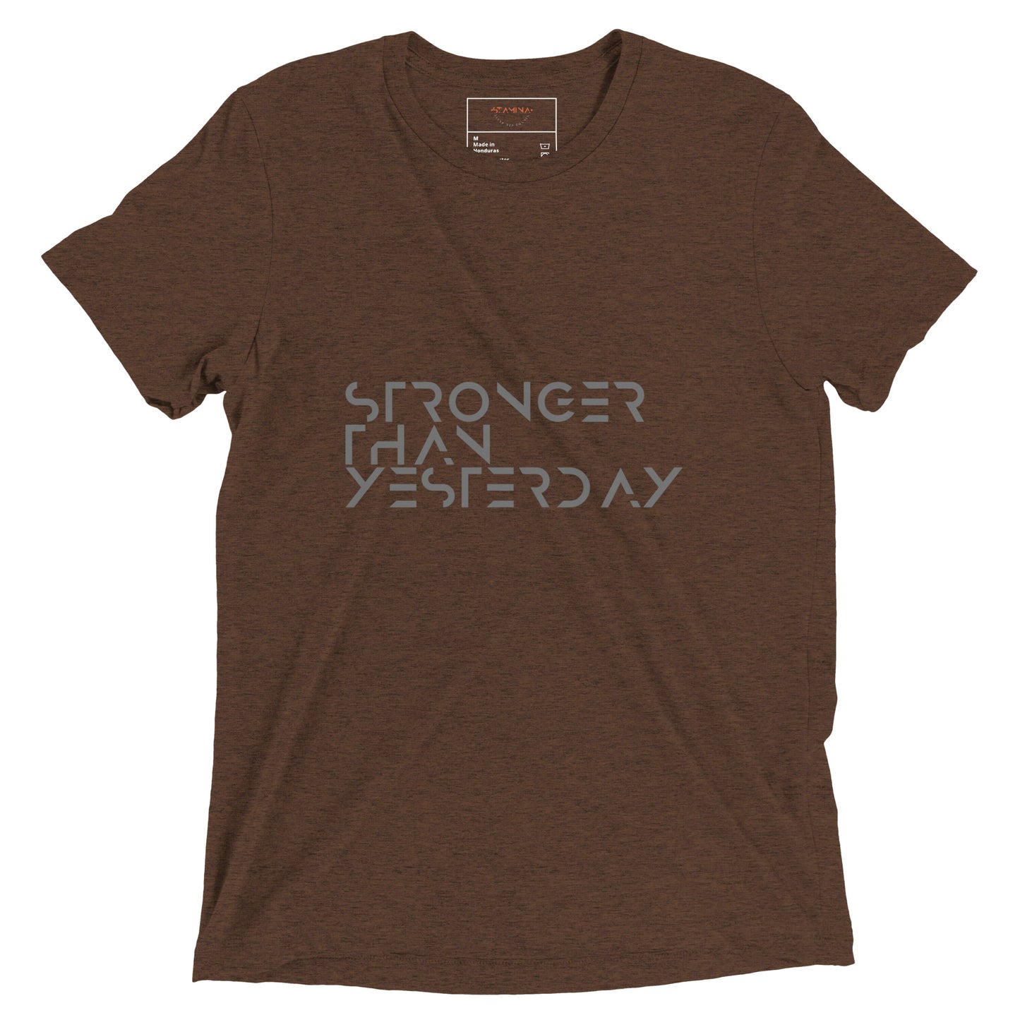 Stronger than yesterday Short sleeve t-shirt