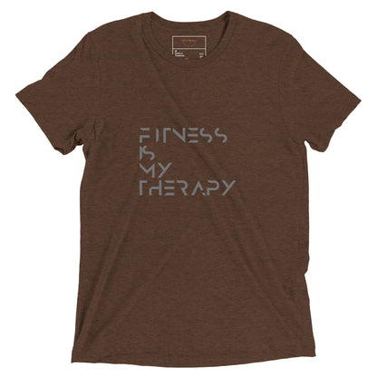 Fitness is my therapy Short sleeve t-shirt