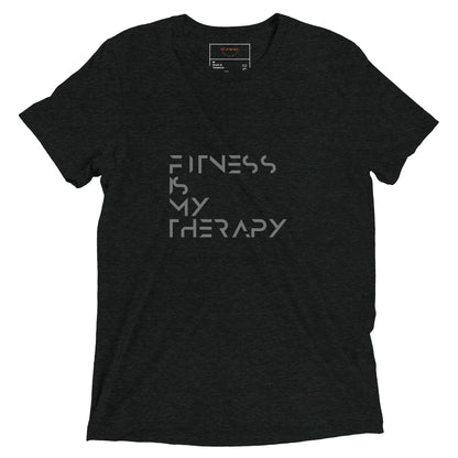 Fitness is my therapy Short sleeve t-shirt