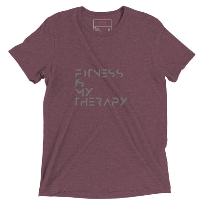 Fitness is my therapy Short sleeve t-shirt