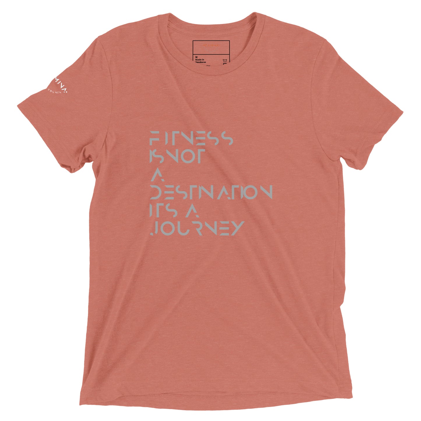 Fitness is not a destination not a journey Short sleeve t-shirt