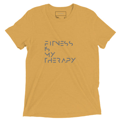 Fitness is my therapy Short sleeve t-shirt