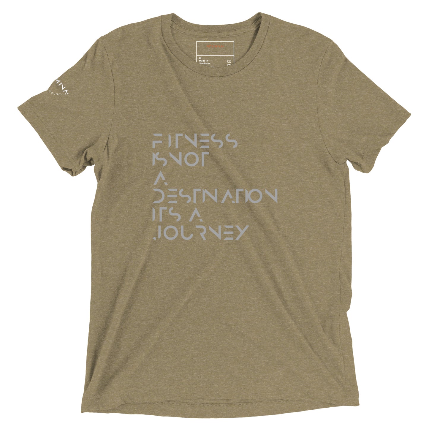 Fitness is not a destination not a journey Short sleeve t-shirt