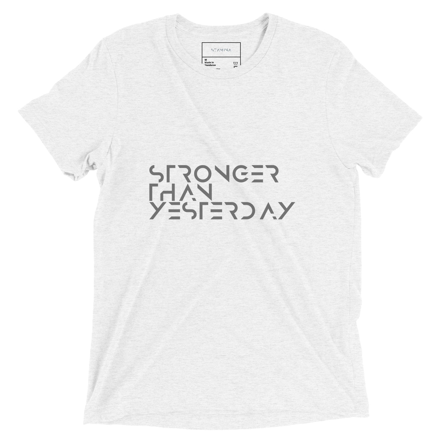 Stronger than yesterday Short sleeve t-shirt